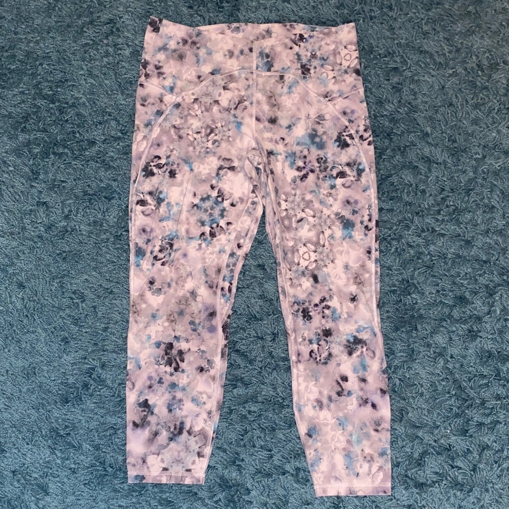 Lululemon High Rise Leggings Yoga Pants size 14